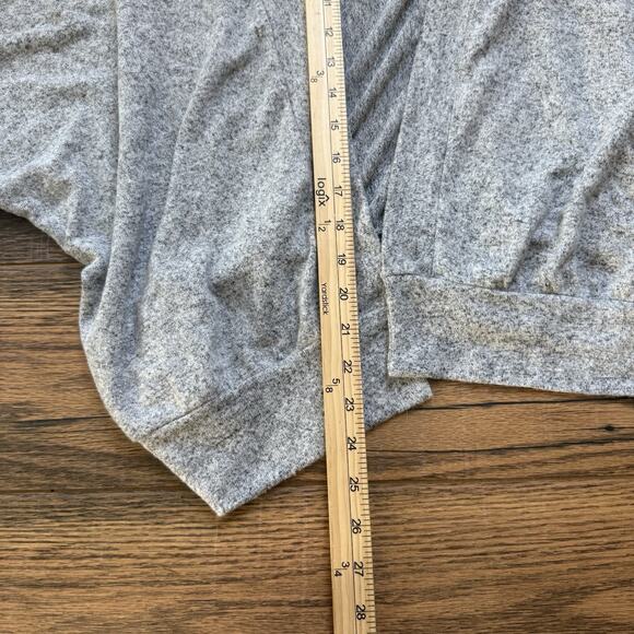Lazy Sundays Gray Knit Dolman Sleeve Cropped Cardigan Top Women’s Size S - Picture 4 of 4